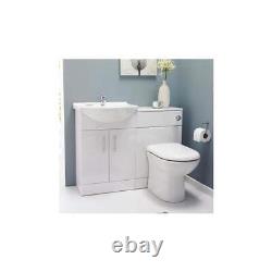 Bathroom Vanity Basin Sink Toilet WC Unit Storage Cabinet Furniture Set 1150mm