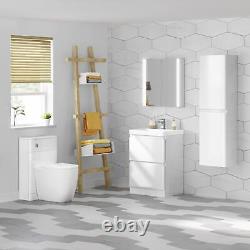 Bathroom Vanity Basin Sink Unit Furniture Storage Set Free Standing Wall Hung