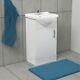 Bathroom Vanity Unit 450mm Basin Sink Cloakroom Furniture Storage Cabinet