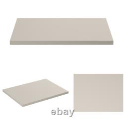 Bathroom Vanity Unit 60cm Wall Countertop Floating 2 Drawer Cashmere Beige Dalia