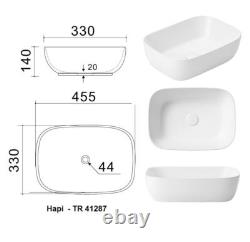 Bathroom Vanity Unit 800mm Countertop Sink Beige Fluted Modern Wall Hung Cama