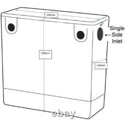 Bathroom Vanity Unit Basin 1100mm Toilet Combined Furniture Right Hand RH Grey