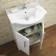 Bathroom Vanity Unit & Basin 650mm Wide High Gloss Finish