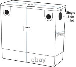 Bathroom Vanity Unit Basin Sink 900mm Toilet Combined Furniture Left Hand White