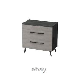 Bathroom Vanity Unit Basin Sink Cabinet Storage Soft Close Drawer 800mm Grey