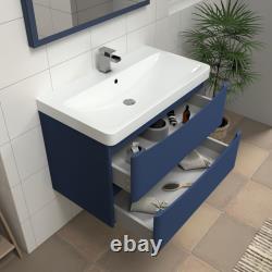 Bathroom Vanity Unit Basin Sink Cabinet Wall Hung & Floor Standing Furniture