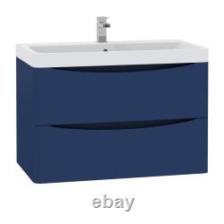 Bathroom Vanity Unit Basin Sink Cabinet Wall Hung & Floor Standing Furniture