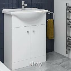 Bathroom Vanity Unit Basin Sink Toilet Bathroom Combined Furniture Suite WC
