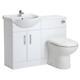 Bathroom Vanity Unit Basin Sink Toilet Wc Storage Cabinet Furniture Set 1050mm
