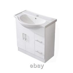 Bathroom Vanity Unit Cabinet Furniture Toilet Basin Sink Standing Drawer Storage