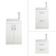 Bathroom Vanity Unit Countertop Basin Sink Floor Standing Wall Hung Gloss White