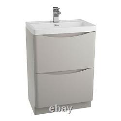 Bathroom Vanity Unit Designer Furniture Suite Back to Wall WC Toilet, Basin Sink