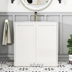 Bathroom Vanity Unit Freestanding Basin Sink Cabinet Furniture 2 Door 600 / 800