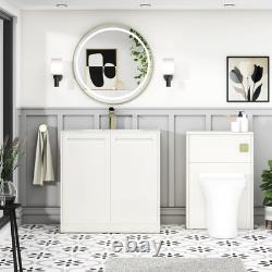 Bathroom Vanity Unit Freestanding Basin Sink Cabinet Furniture 2 Door 600 / 800