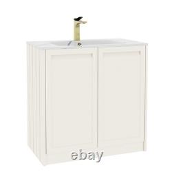 Bathroom Vanity Unit Freestanding Basin Sink Cabinet Furniture 2 Door 600 / 800