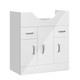 Bathroom Vanity Unit Gloss White Floor Standing Storange Cabinet Only