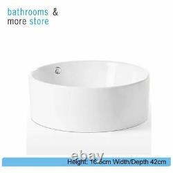Bathroom Vanity Unit Oak Cabinet Wash Stand White Marble & Ceramic Basin 1161
