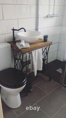 Bathroom Vanity Unit Singer Industrial Vintage Reclaimed