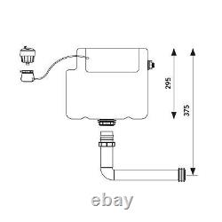 Bathroom Vanity Unit & Sink Basin Neptune Grey L Set 600/500mm Toilet WC