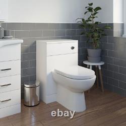 Bathroom Vanity Unit Sink Cabinet Basin Storage Furniture Door Sink Toilet White