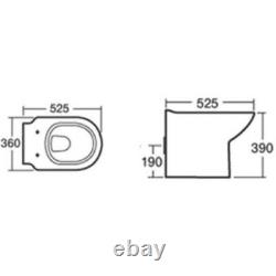 Bathroom Vanity Unit Sink Cabinet Basin Storage Furniture Door Sink Toilet White