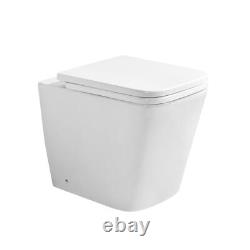 Bathroom Vanity Unit Sink WC 500 600 700 800mm Floor Cabinet LtGrey Basin Toilet