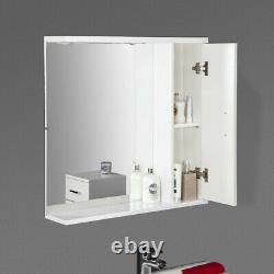 Bathroom Vanity Unit Tall Cabinet Laundry Storage Drawer Furniture Mirror Toilet