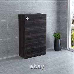 Bathroom Vanity Unit Tall Unit Toilet Unit Basin Sink Storage Cabinet Calm Grey