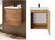 Bathroom Vanity Unit And Basin 500 Cloakroom Sink Wall Cabinet Oak Finish Avir