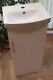 Bathroom Vanity Unit And Sink Basin Cabinet White Height 880mm Rrp £140 @ B&q