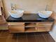 Bathroom Vanity Unit With 2 Basins And Taps
