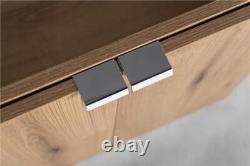 Bathroom Vanity Unit with Basin 600mm Wall Cabinet Oak Storage Sink Unit Nova