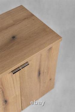 Bathroom Vanity Unit with Basin 600mm Wall Cabinet Oak Storage Sink Unit Nova