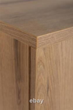 Bathroom Vanity Unit with Basin 600mm Wall Cabinet Oak Storage Sink Unit Nova