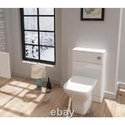 Bathroom Vanity Unit with Sink Basin Storage Cupboard Furniture Set 600mm White