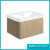 Bathroom Wall Hung Vanity Unit Sink Cabinet Wash Basin Sink Storage Drawer