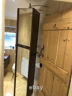Bathroom bundle vanity unit + tall rotating mirrored storage unit, sink & tap
