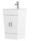 Bathroom Cabinet Vanity Unit With Sink Cloakroom Unit Basin 500mm White