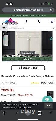 Bathroom vanity unit 800mm