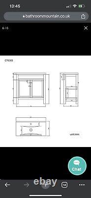 Bathroom vanity unit 800mm