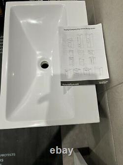 Bathroom vanity unit sink basin 600mm