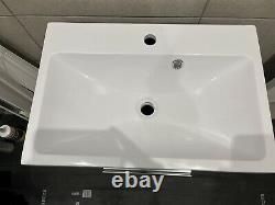 Bathroom vanity unit sink basin 600mm