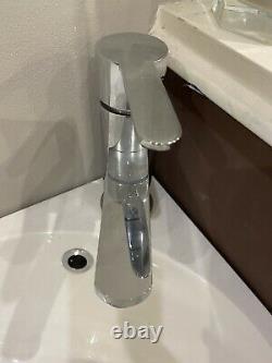 Bathroom vanity units sink toilet white