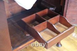 Beautiful Vintage Mahogany Regency Style Double Basin Bathroom Vanity Unit