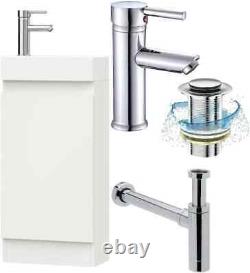 Belofay Bathroom Floor Standing Vanity Unit wih Basin, Cloakroom vanity Unit