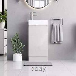 Belofay Bathroom Floor Standing Vanity Unit wih Basin, Cloakroom vanity Unit