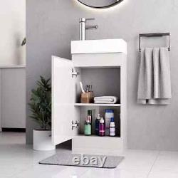 Belofay Bathroom Floor Standing Vanity Unit wih Basin, Cloakroom vanity Unit