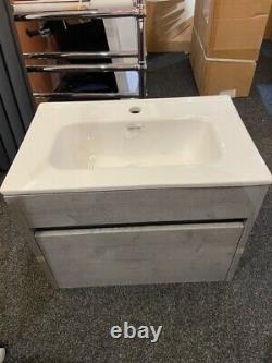 Bergen Bathroom Wallhung Vanity Unit and Basin