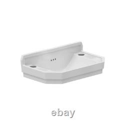 Black Cloakroom Vanity Unit & Ceramic Basin 500mm Small Bathroom Unit & Sink