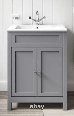 Butler & Rose Catherine Vanity Unit & Basin Matt Grey